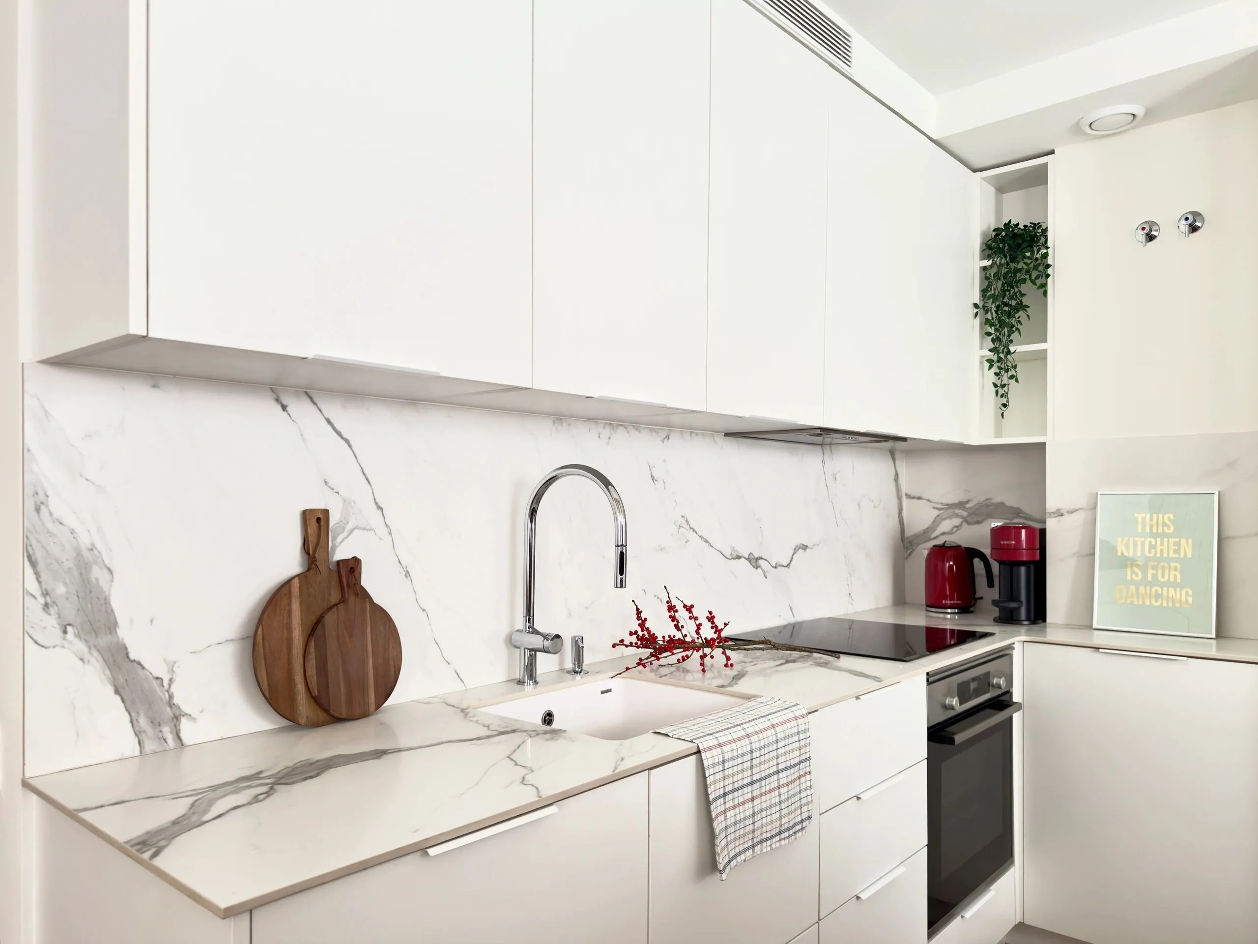 Cocina de Maignon, en Barcelona, tras el proyecto de decoración