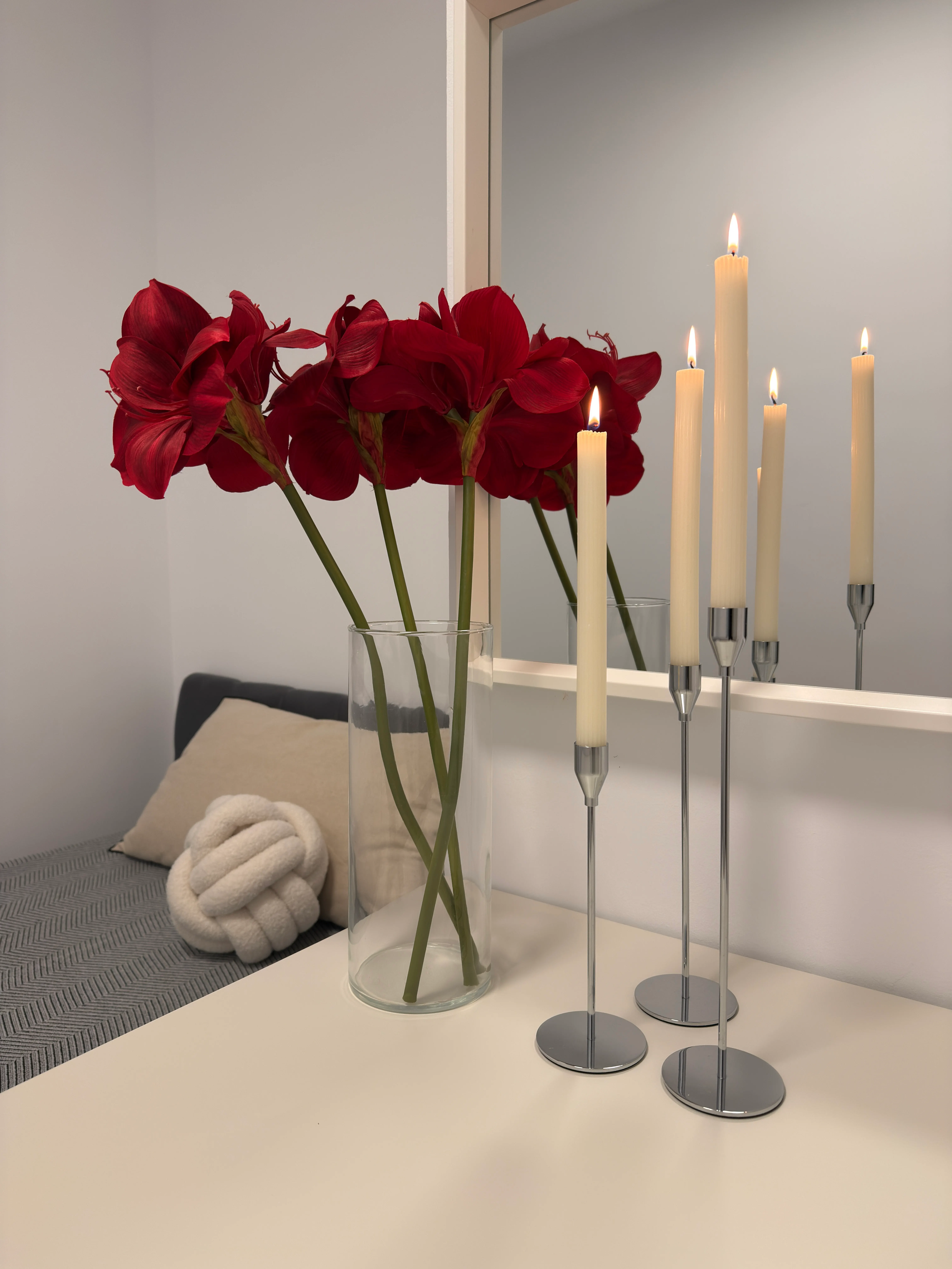 Bedroom of the Fenals project, in Lloret de Mar, after the interior design project