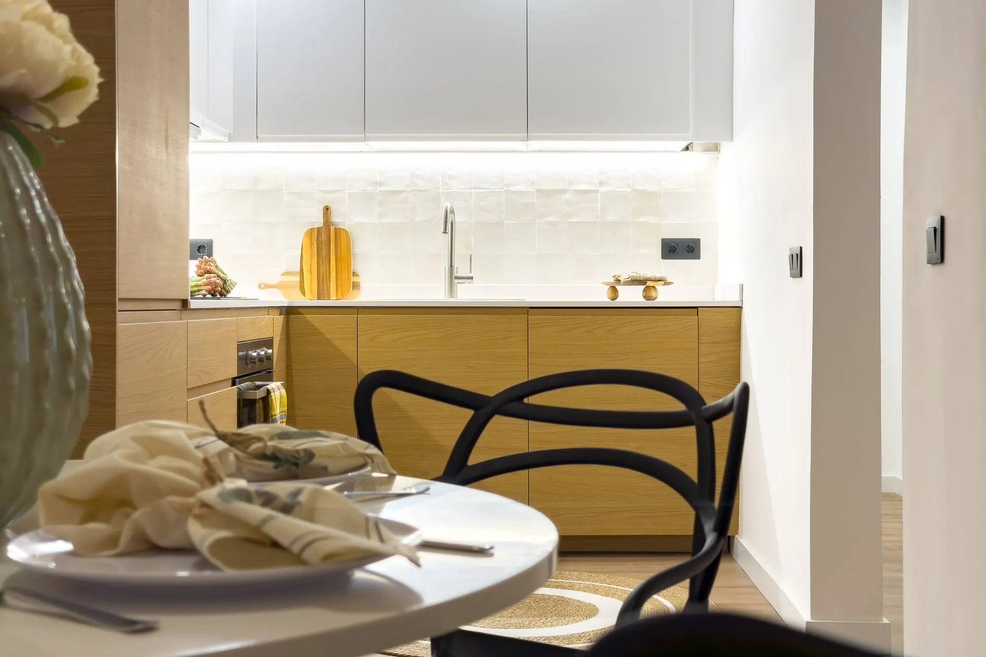 Cocina de Còdols, en Barcelona, tras el home staging