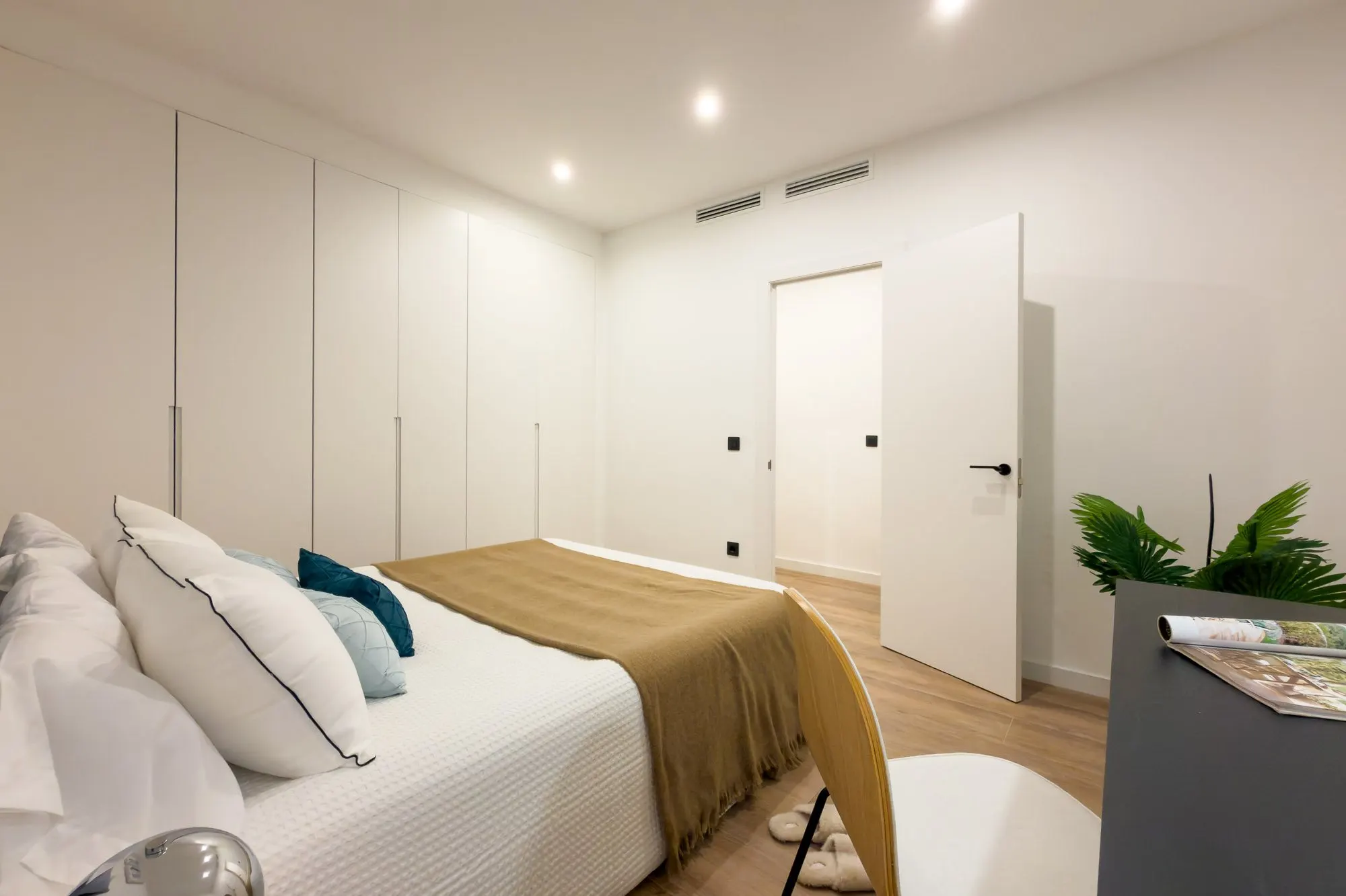 Dormitorio secundario de Còdols, en Barcelona, tras el home staging