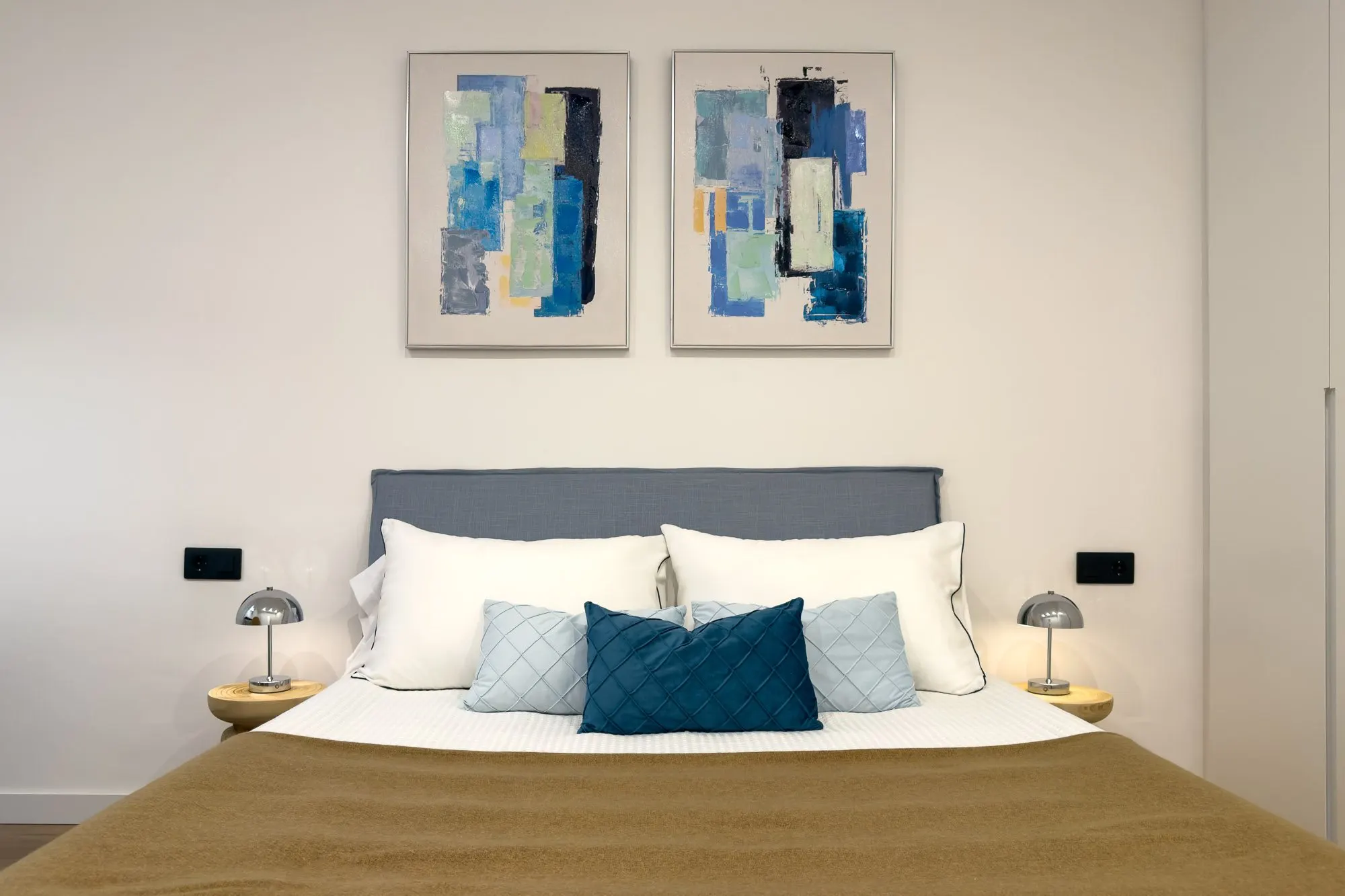 Dormitorio secundario de Còdols, en Barcelona, tras el home staging