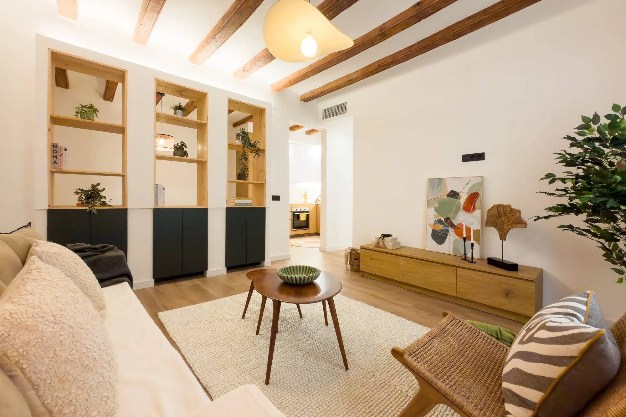 Salón de Còdols, en Barcelona, tras el home staging