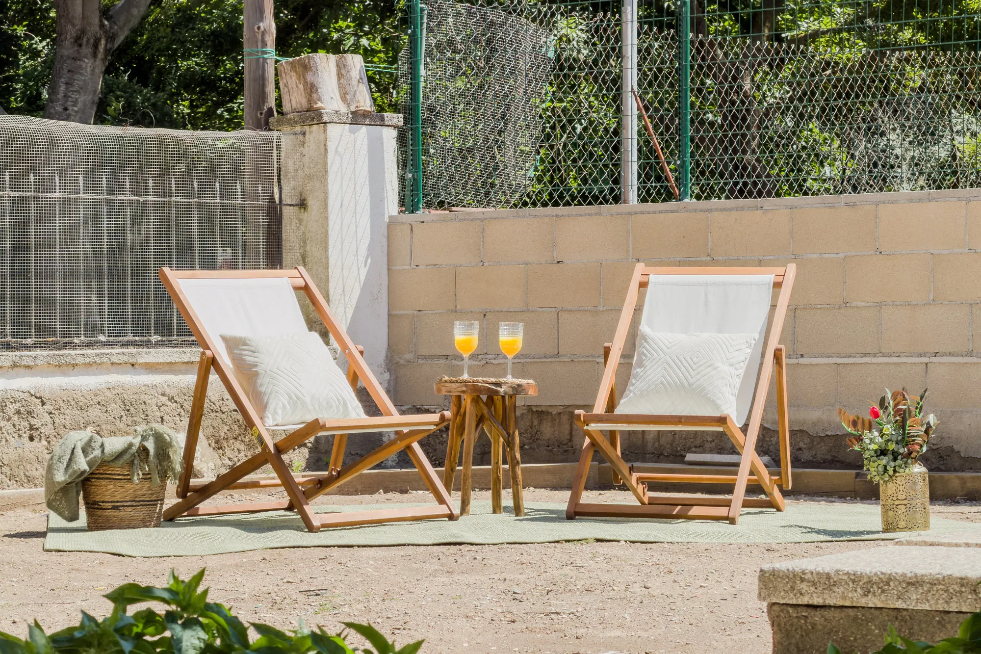 Garden of the Galícia project, in Sant Cugat del Vallès, after home staging
