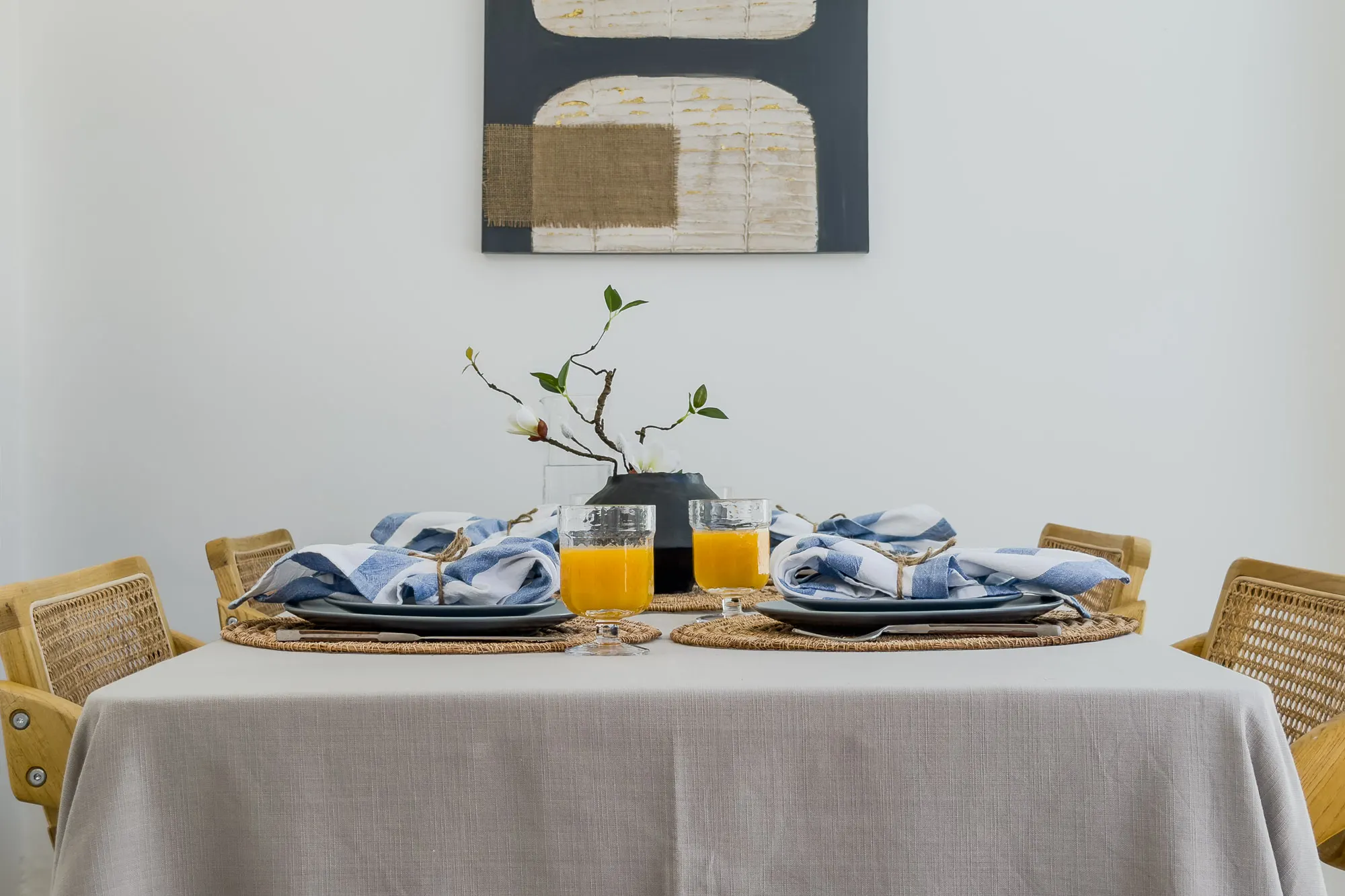 Comedor de Joanot Martorell, en Sant Cugat del Vallès, tras el home staging