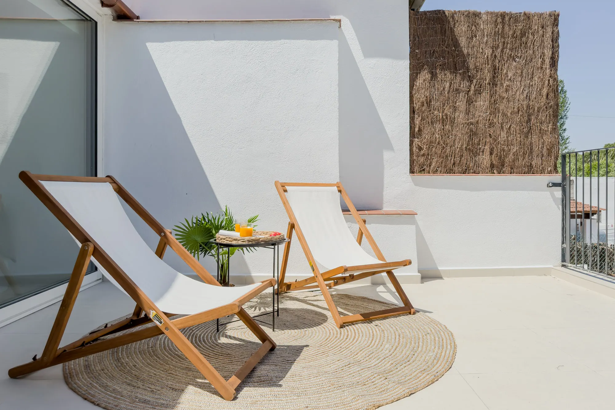 Terraza de Joanot Martorell, en Sant Cugat del Vallès, tras el home staging