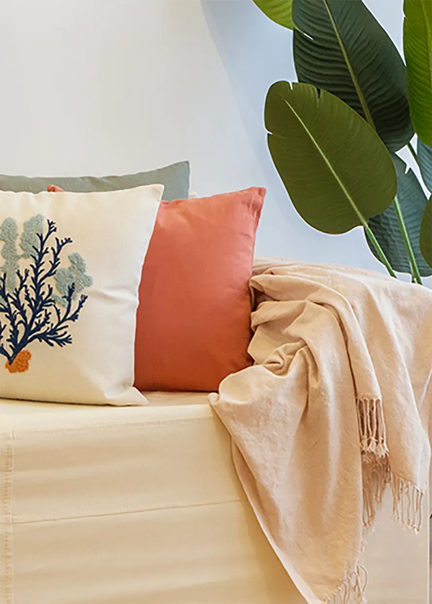 Living room, detail of the Roselló project, in Sant Cugat del Vallès, after home staging