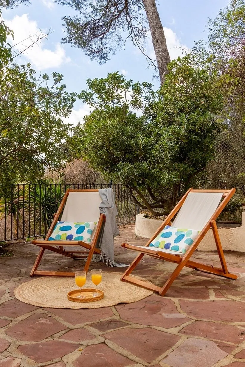 Terraza de Calle Casino, en Valldoreix, tras el home staging