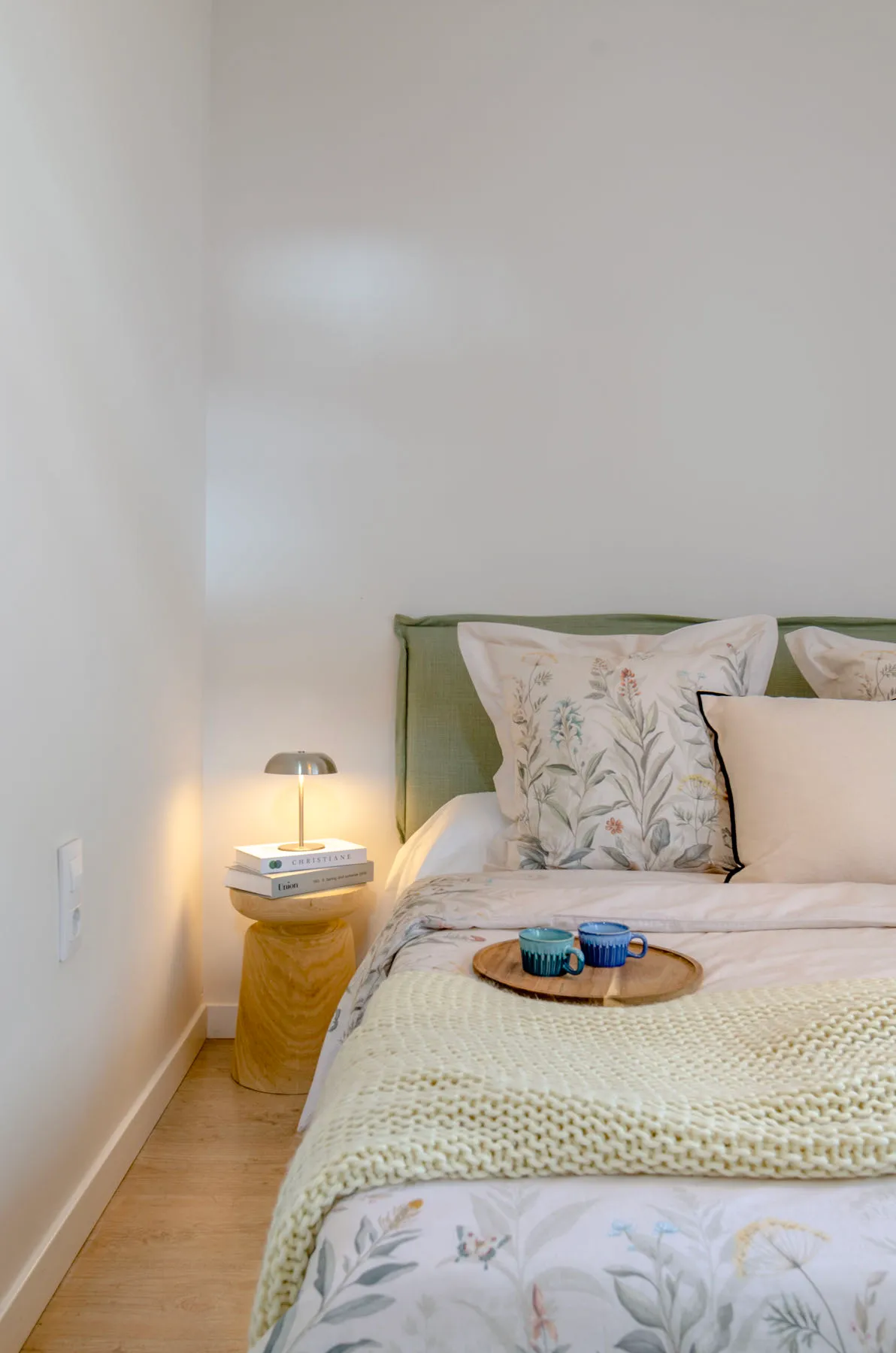 Dormitorio, detalle de Monmany, en Valldoreix, tras el home staging
