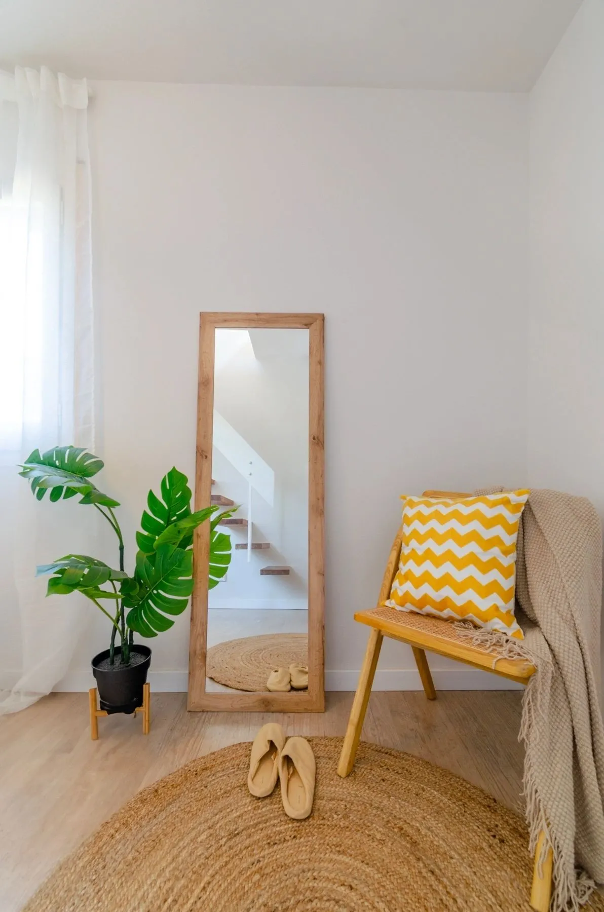 Recibidor de Monmany, en Valldoreix, tras el home staging